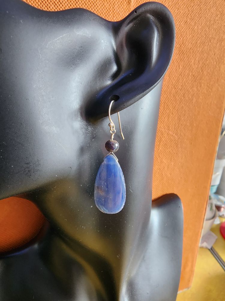 Kyanite earrings